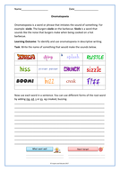 Onomatopoeia Worksheet | Teaching Resources