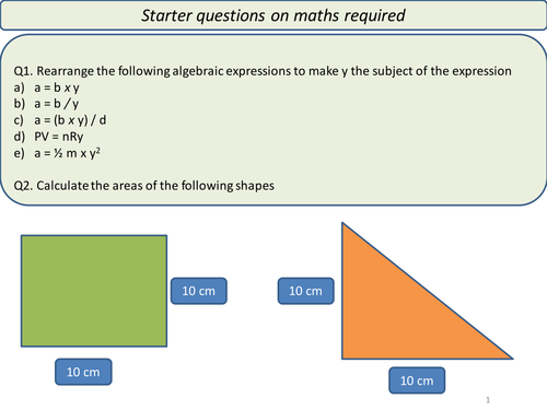 iGCSE combined science (presentations and exercises for entire physics part of curriculum)