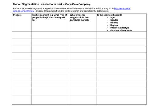 gcse-market-segmentation-lesson-resources-teaching-resources