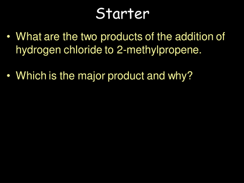 Alkenes to alcohols