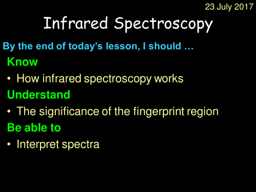 IR Spectroscopy