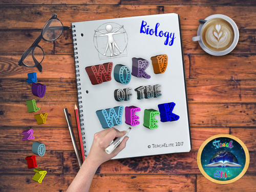 Biology Word of the Week JULY