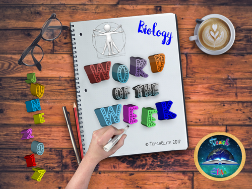Biology Word of the Week - JUNE