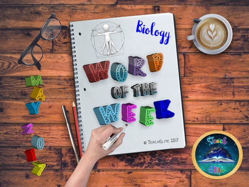 Biology Word of the Week MAY