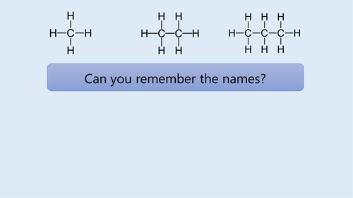 GCSE Organic Chemistry L3, Properties of Hydrocarbons