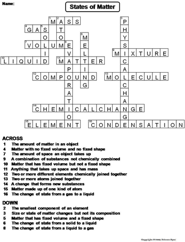 states-of-matter-crossword-answers