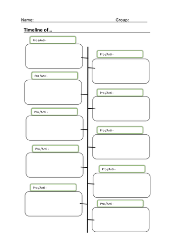Create a Timeline - Templates | Teaching Resources