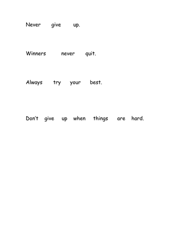 Year 2 Stickability lesson based on 'Winners Never Quit' by Mia Hamm ...