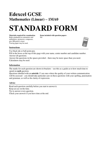 NEW AQA 2016 1-9 GCSE Chemistry (Bonding Chapter): L13 Orders of magnitude