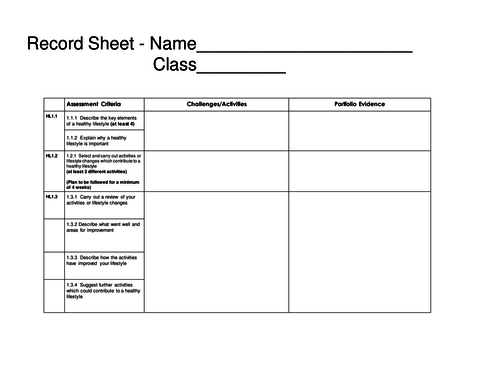 planning and some sheets for ASDAN PSD healthy living and eating ...