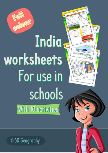 India worksheets complete with answers