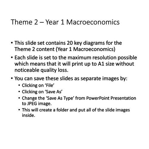 Economics Diagrams (A Level - Theme 2 - Year 1 Macroeconomics ...