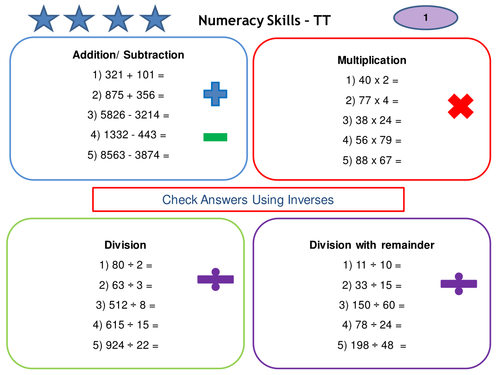 15 Basic Numeracy Tests – Basic Numeracy Aptitude Test – BYNSFK