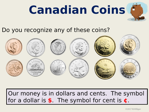 Money Canada Introduction facts features Presentation penny nickel