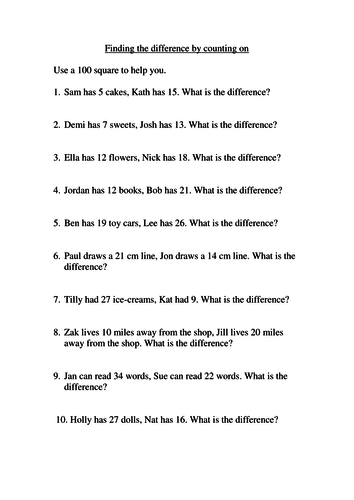 find-the-difference-word-problems-teaching-resources