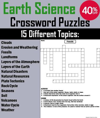 earth-science-crossword-puzzles-bundle-teaching-resources