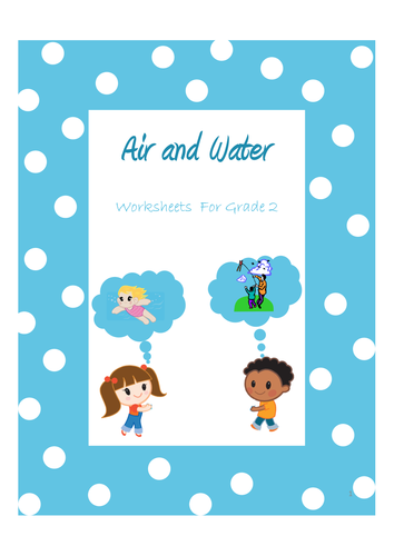 air and water worksheets for grade 2 3 teaching resources
