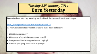 yesterday born poem larkin philip pptx kb