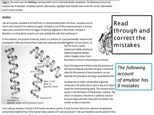 OCR A level Biology - Module 2 - Chapter 4 - Enzyme activity pH