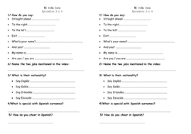 Mi Vida Loca Episodes 3 5 Teaching Resources