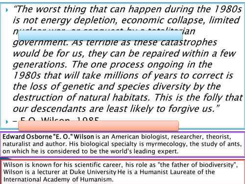 New Spec - A level Biology - OCR - Module 4 - Chapter 11 - Biodiversity