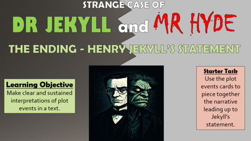 Dr Jekyll and Mr Hyde: The Ending - Henry Jekyll's Statement