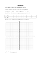 Worksheets on the equation of a circle and tangents to a circle (GCSE ...