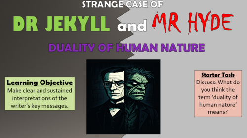 Dr Jekyll and Mr Hyde: Duality of Human Nature!