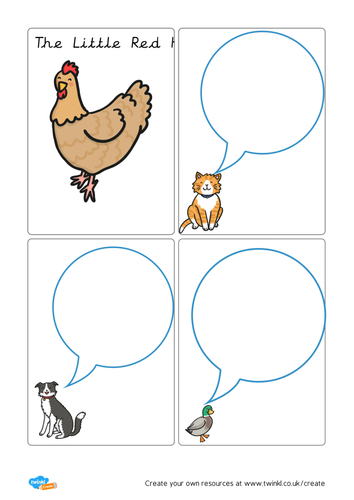 The Little Red Hen Teaching Resources