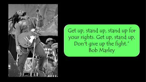 bob marley poster quotes