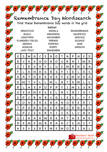 remembrance-day-wordsearch-teaching-resources
