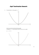 GCSE Maths - Graph Transformations. | Teaching Resources