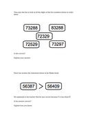 place value reasoning and problem solving year 5