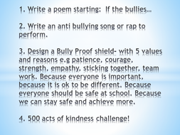 Bullying: Poem Analysis