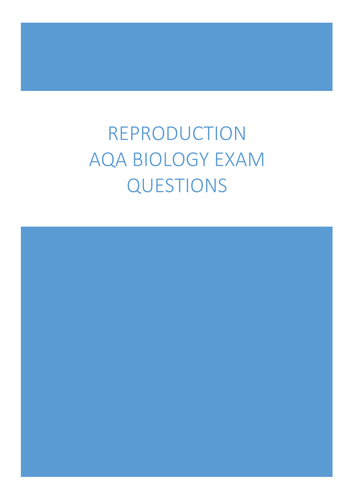 New Aqa 9 1 Gcse Biology Ive Advantagesanddisadvantages Of Sexual And Asexual Reproduction 461 5153