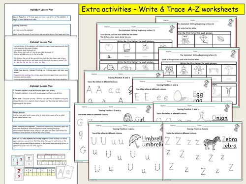 Alphabet Presentation, Lesson Plan, Alphabet flash cards, Missing ...