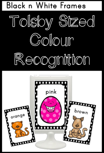 Colour Recognition Cards (Tolsby Sized)