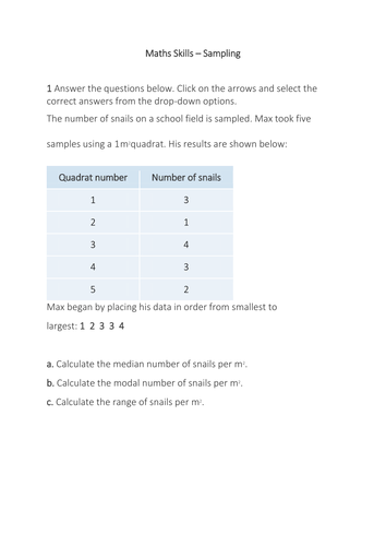 New AQA (9-1) GCSE Biology Ecology - Organisation of an Ecosystem (4.7. ...