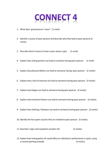 OCR Cambridge National Sport Science - Revision Activities Bundle 2