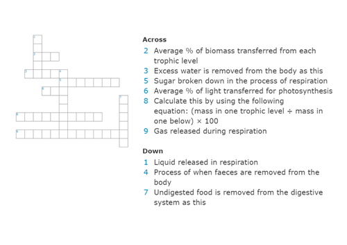 New AQA (9-1) GCSE Biology Ecology:Trophic Levels In An Ecosystem (4.7. ...