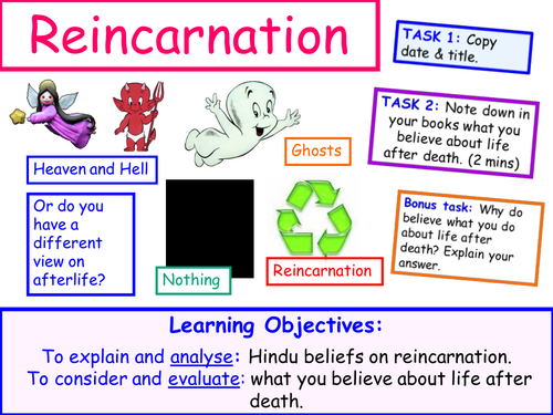 KS3 Lessons on Life after Death 3-4 - Reincarnation and Ancient Egyptian Afterlife
