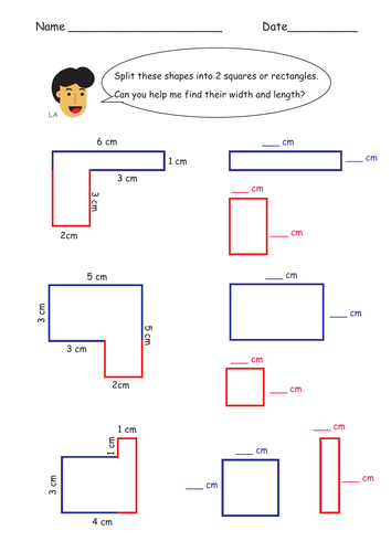 Introduction to compound shapes | Teaching Resources