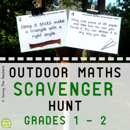 Math Scavenger Hunt Activity: Years 2 -3 | Teaching Resources