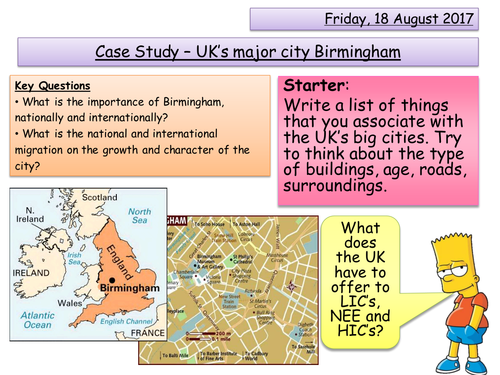 Major UK city - Birmingham's Importance