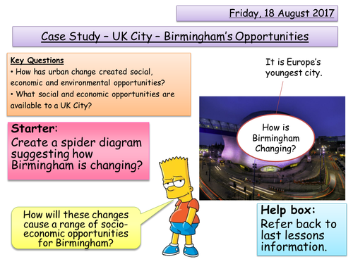 Major UK City - Birmingham Opportunities