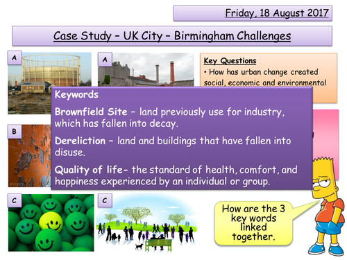 Major UK City - Birmingham's Challenges