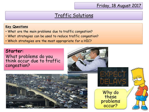 Traffic Congestion and Solutions
