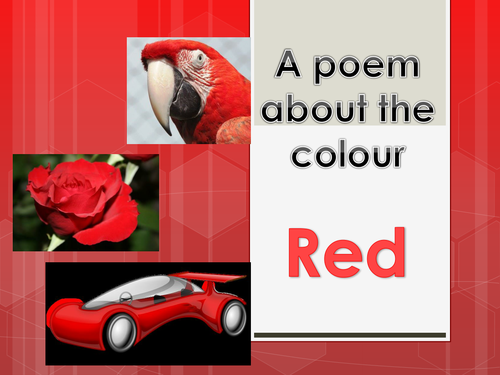 essay on color red