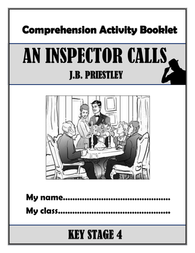 An Inspector Calls Comprehension Activities Booklet!