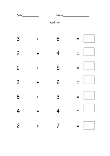 16 EYFS/ Key Stage 1 Numeracy resources- Addition. | Teaching Resources